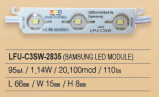 LED Module_ Samsung chip_ 3P Series_ LFU_C3SW_2835